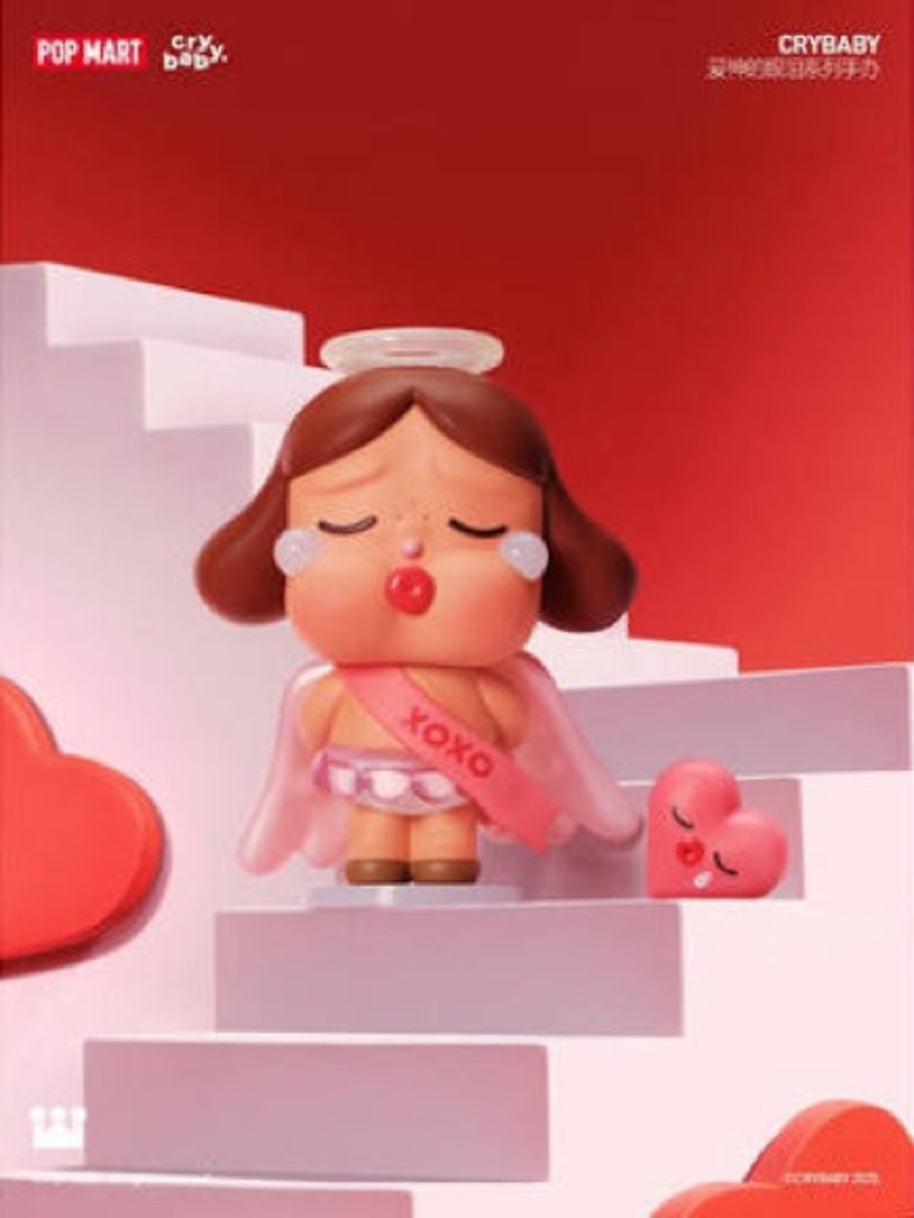 Pop mart crybaby “Crying For Love” series figure “Kiss Kiss Angel” confirmed